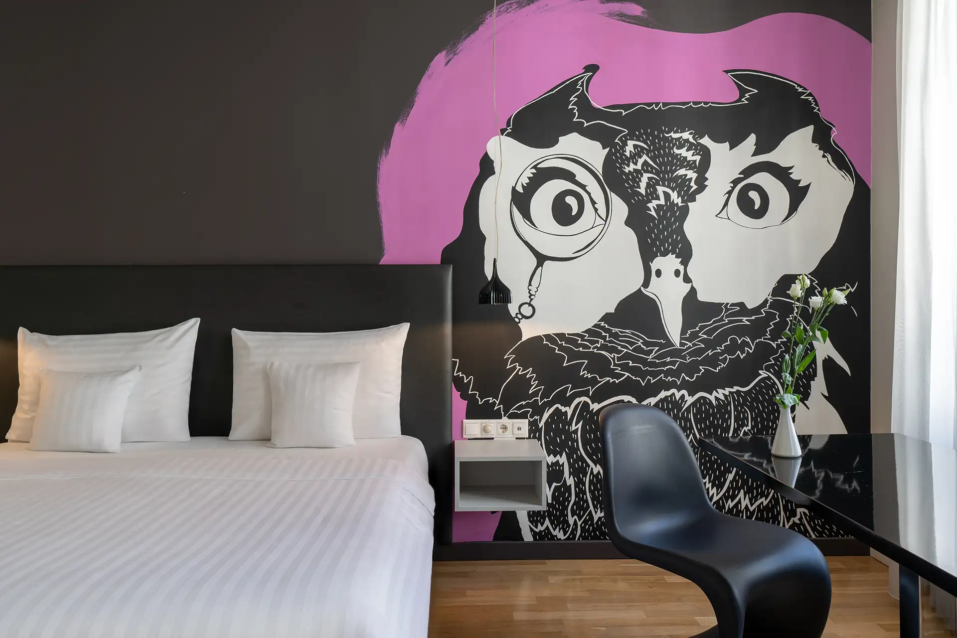 Casati Hotel Design Szoba Egyedi design szoba a Casati Hotelben, kiadó lakás fotózás stílus